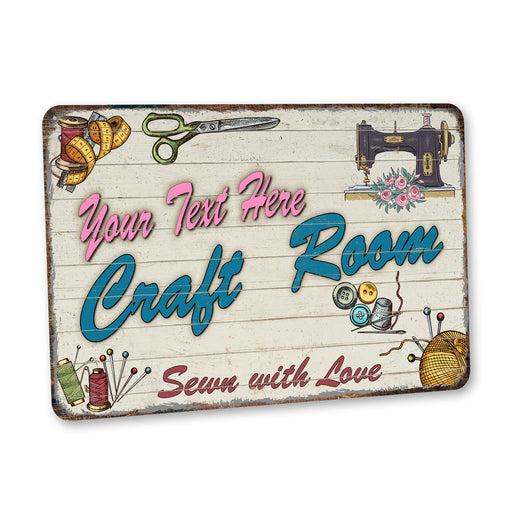Personalized Sewing Room Sign Craft Room Decor Quilting Embroidery