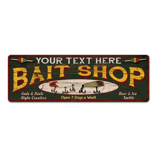 Personalized BAIT SHOP SIGN