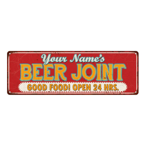 Cold Beer Metal Sign Vintage Looking 106180062028 — Chico Creek Signs