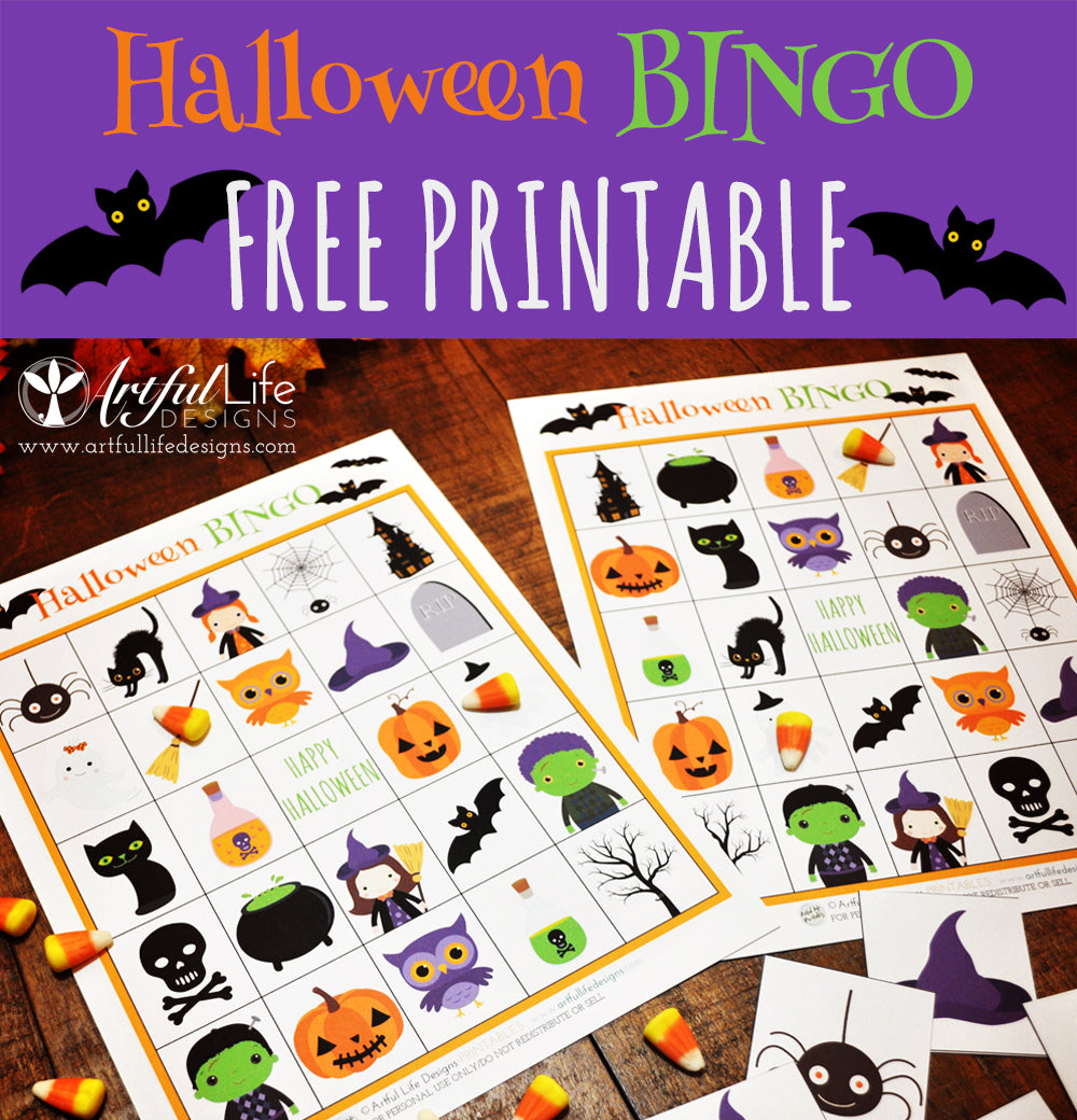 Halloween Bingo Free Template