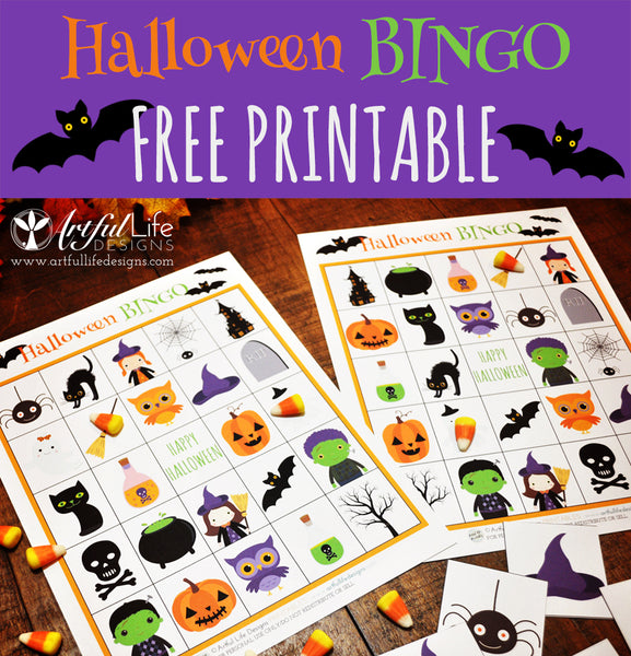 Halloween Bingo Free Printable – Artful Life Designs