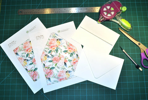 DIY Envelope Liners for Your Wedding Invitations! Story by The Budget Savvy  Bride