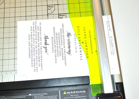 Trim Your Fan Using a Paper Cutter