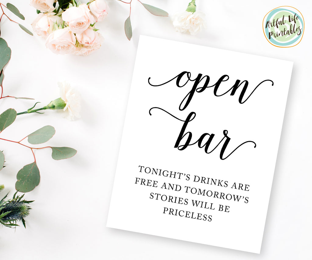 Free Free 314 Wedding Bar Sign Svg SVG PNG EPS DXF File