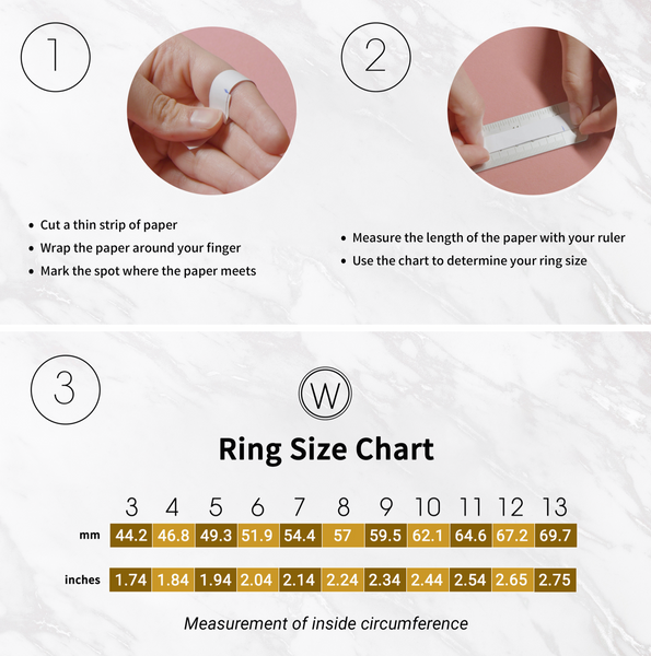Whitestone Jewelry Co. Ring Size Guide