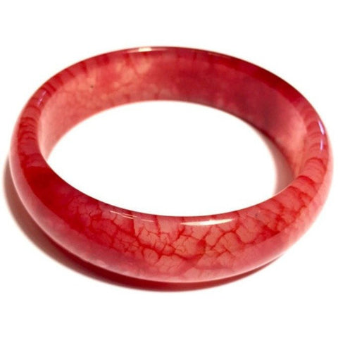 blood jade bangle