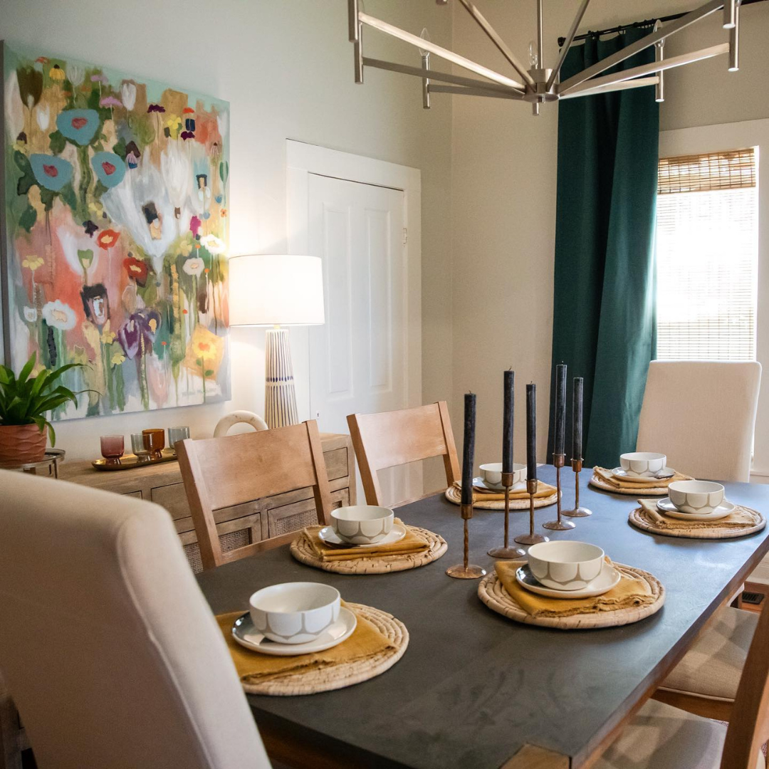 Ben and Erin Napier designed dining room from Home Town