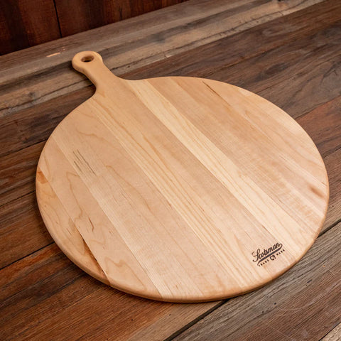 Large Maple Pizza Board at Laurel Mercantile Co