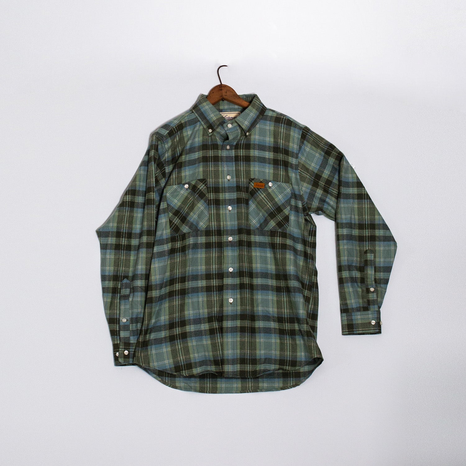 Scotsman Co. Olive Traditional Flannel