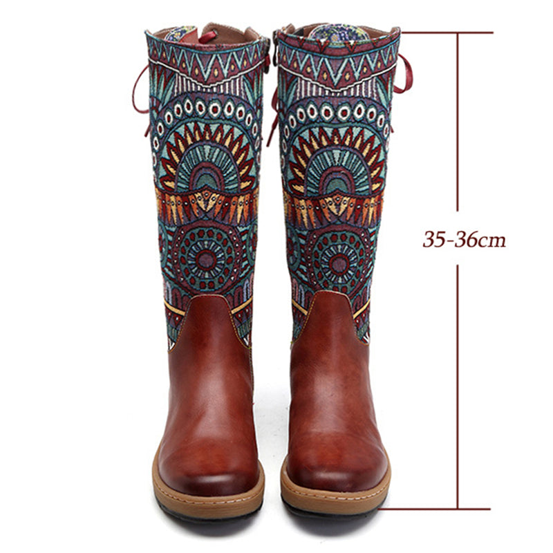 Bohemian Leather Boots *FREE SHIPPING 