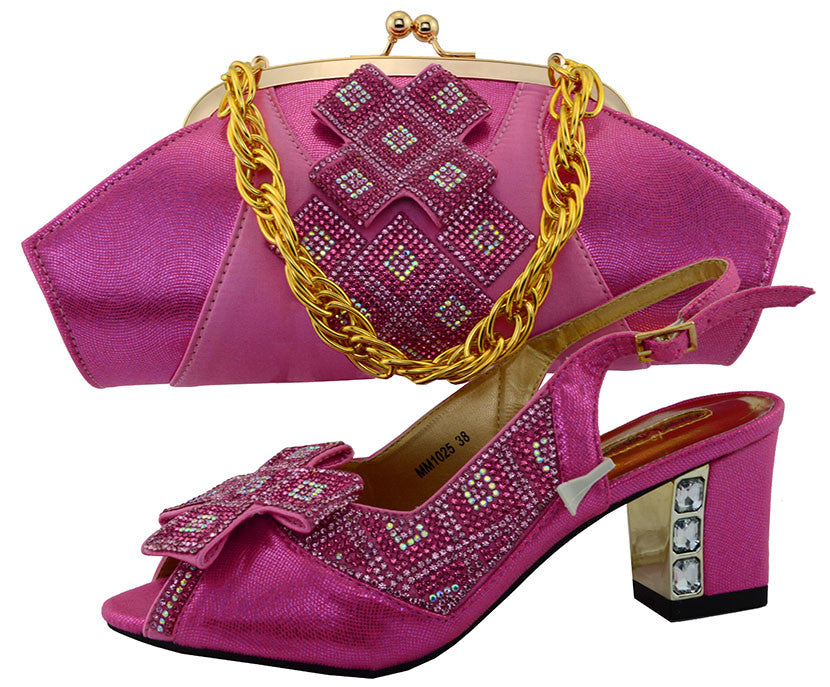 fuschia color shoes