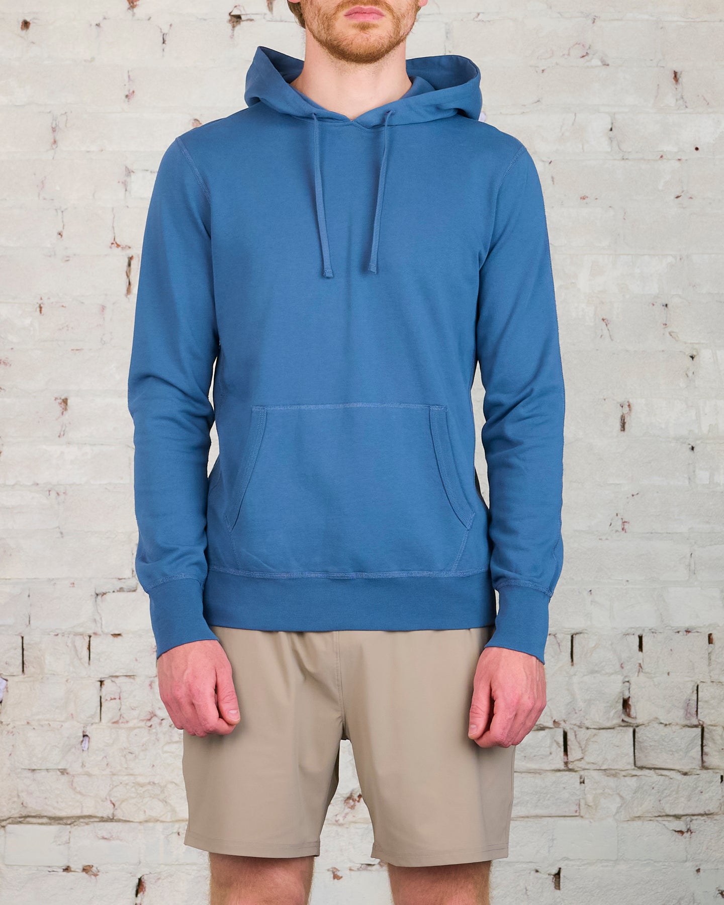 Reigning Champ Lightweight Terry Hooded Sweatshirt Washed Blue – LESS 17