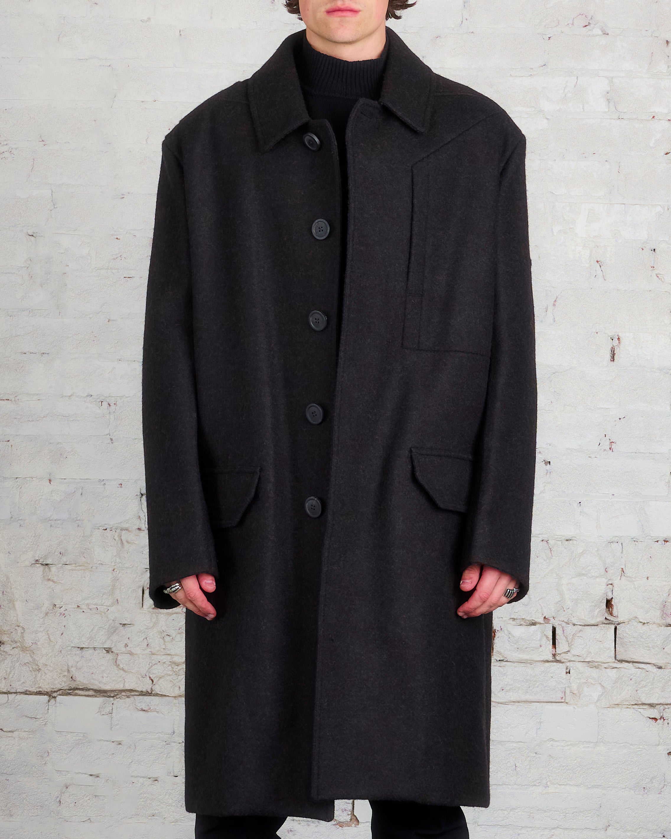 Rick Owens] 18SS JUMBO BROTHER COAT 48-