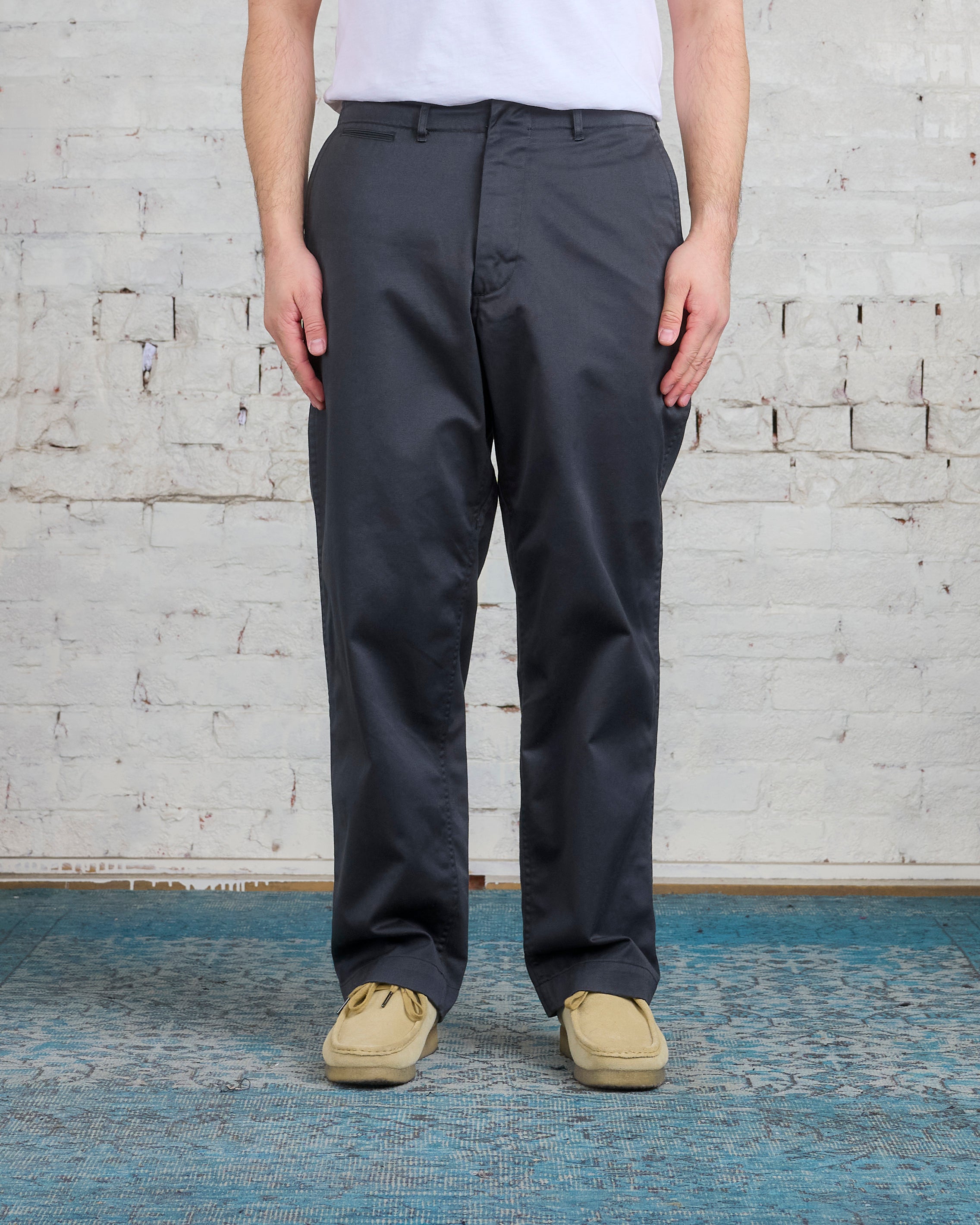 nanamica Gusseted Wide Chino Pant Navy