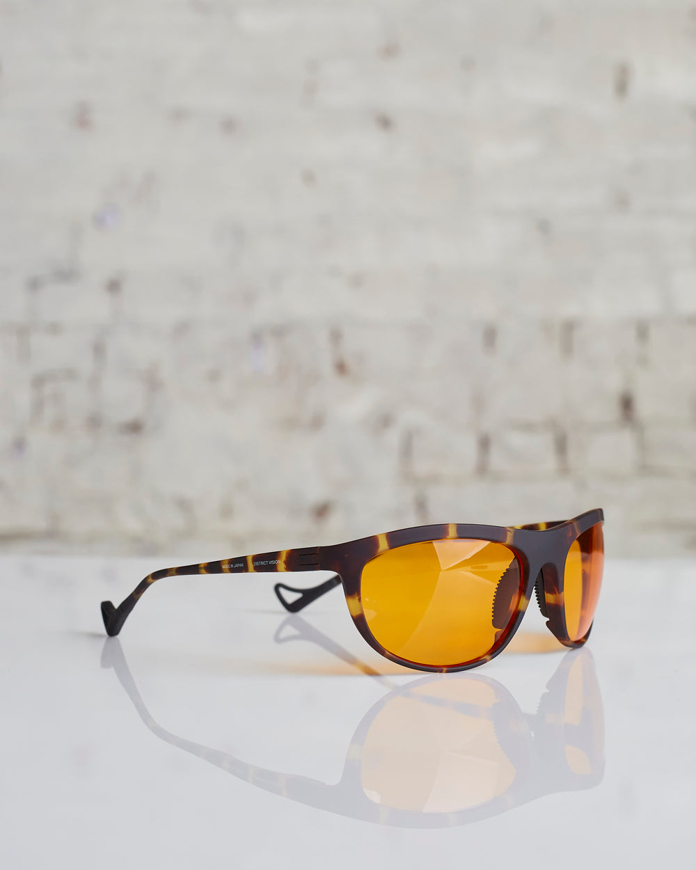 District Vision Junya Racer Sunglass Black / Yellow – LESS 17