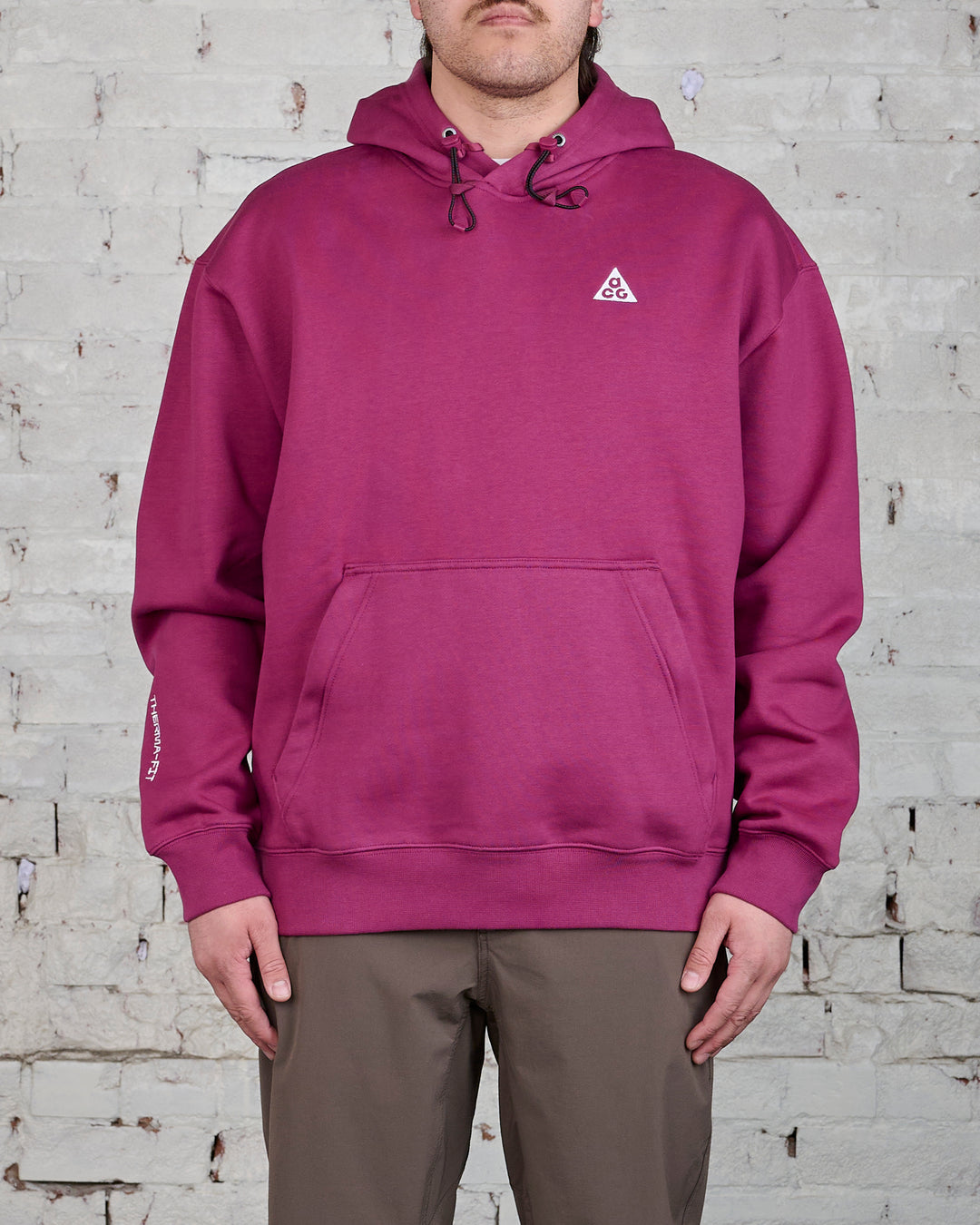 Nike ACG Tuff Fleece Hoodie - Purple Ink / Summit White / Summit White