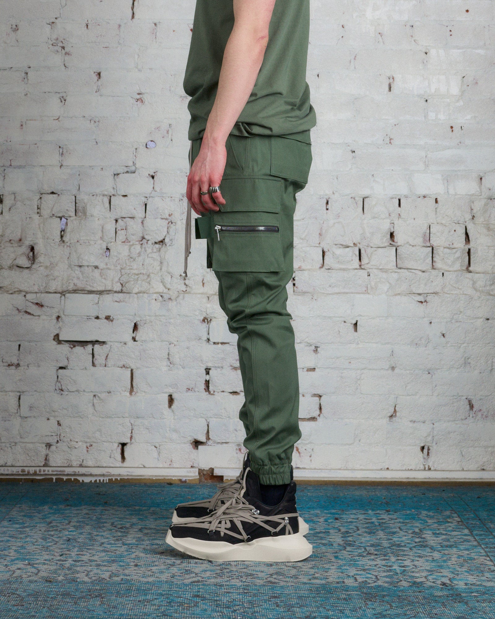 Rick Owens Mastodon TE Cargo Pant Moss