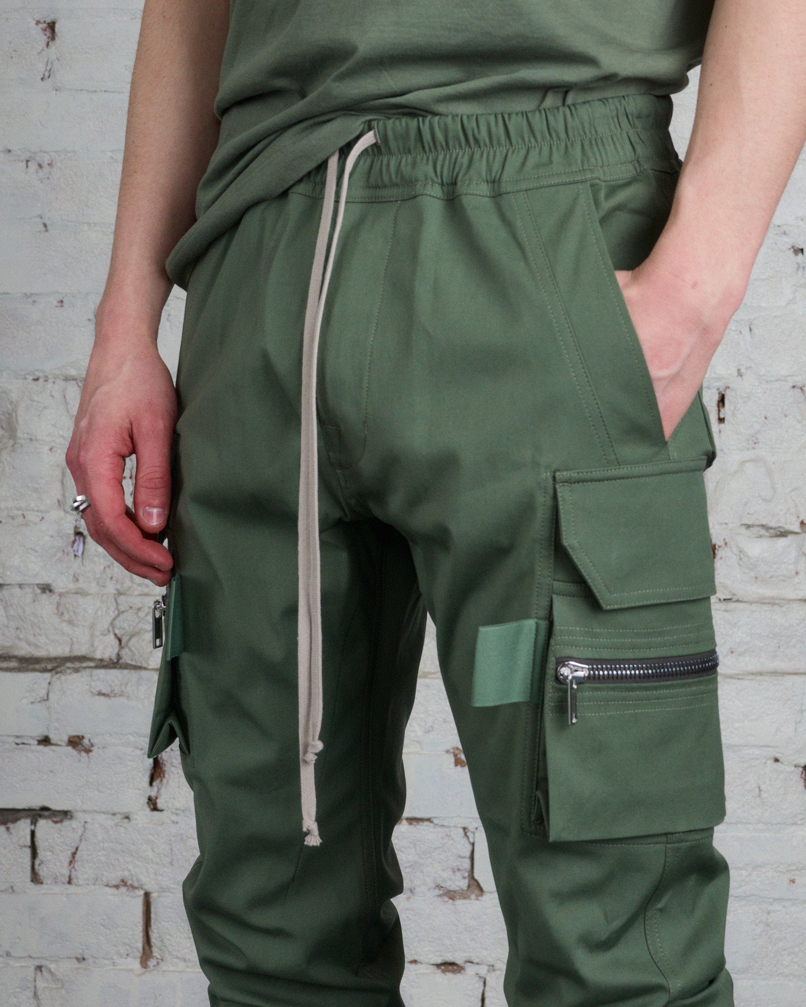 Rick Owens Mastodon TE Cargo Pant Moss