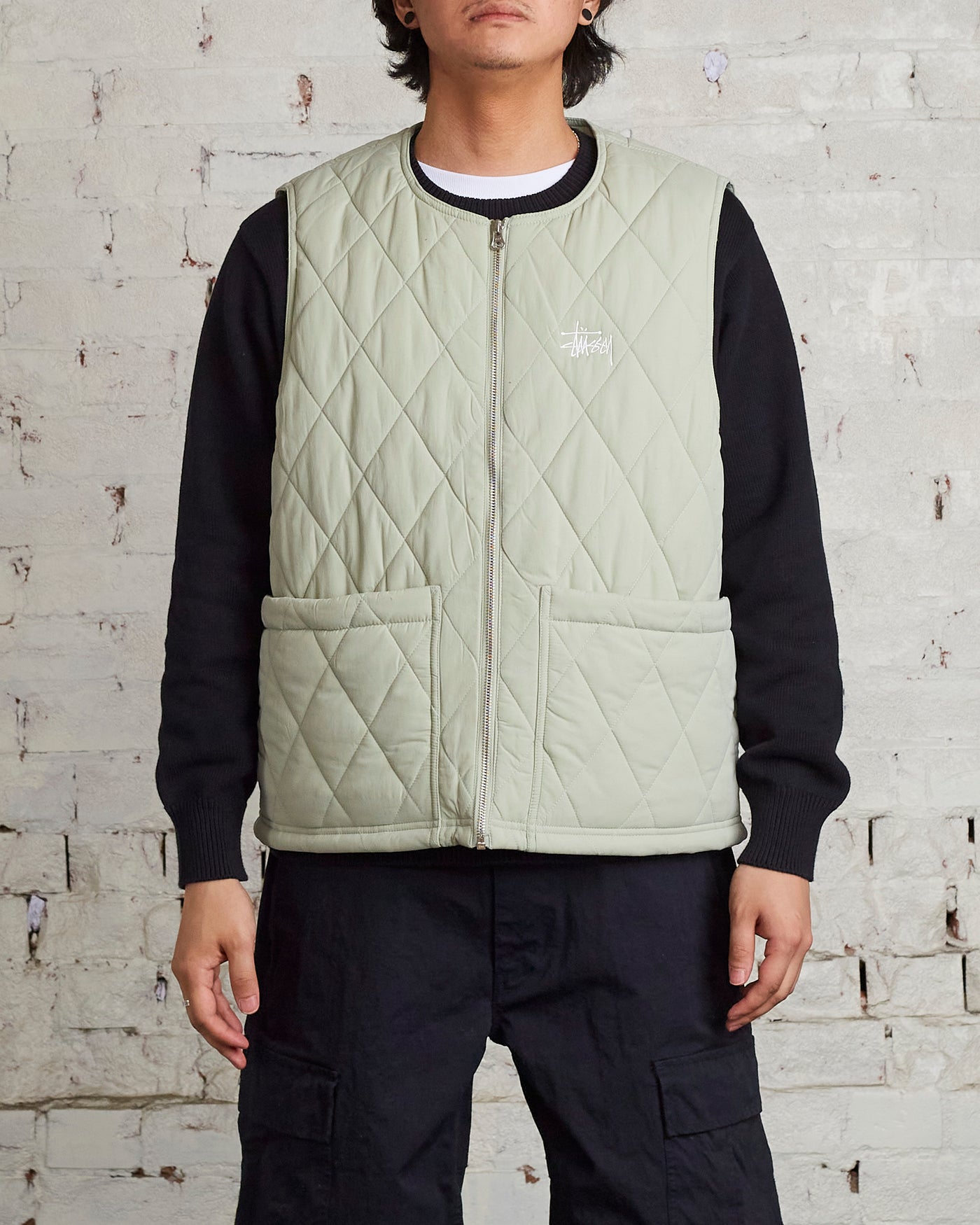 2021年レディースファッション福袋 STUSSY DIAMOND QUILTED VEST 22SS