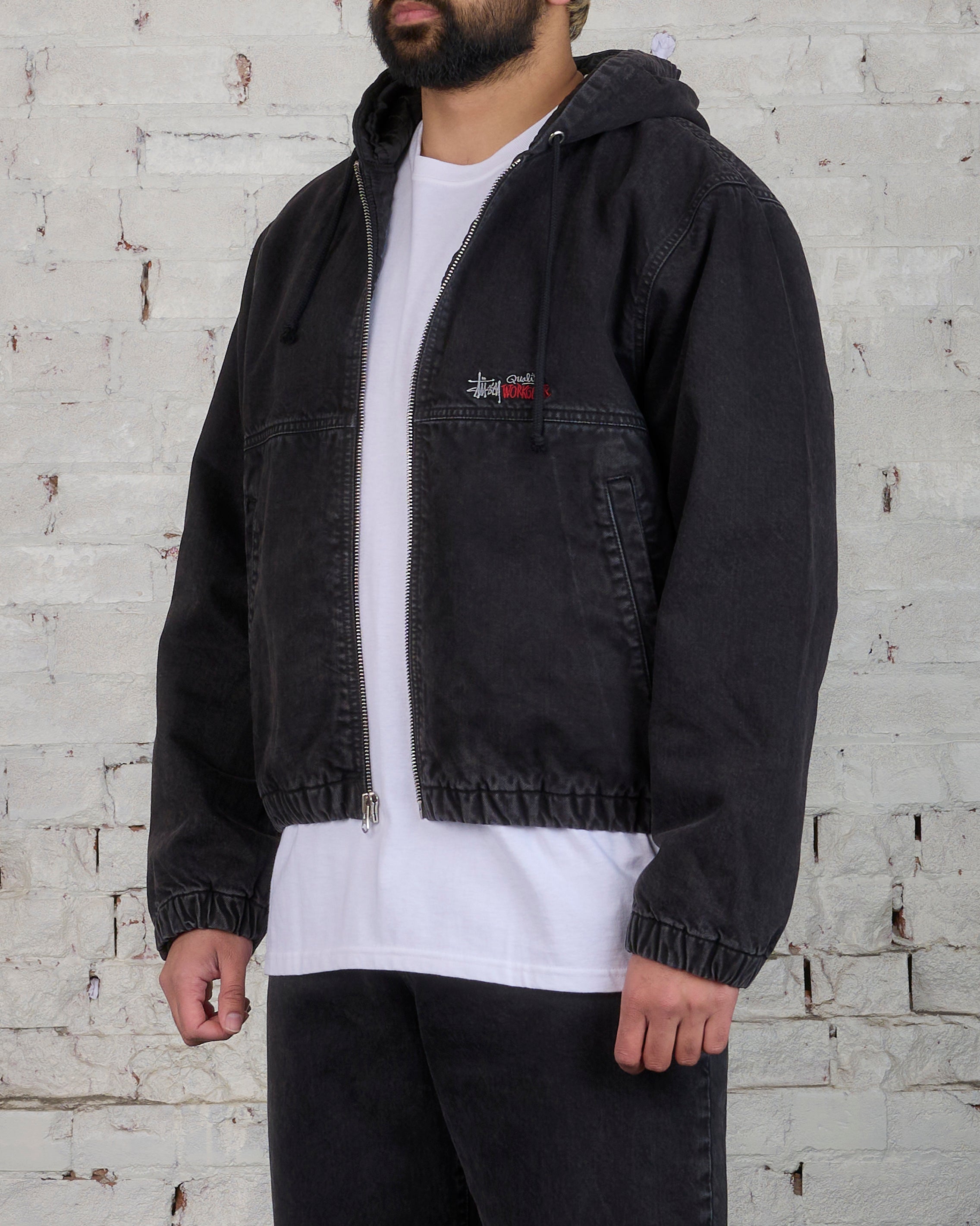 Stussy Double Dye Work Jacket Black