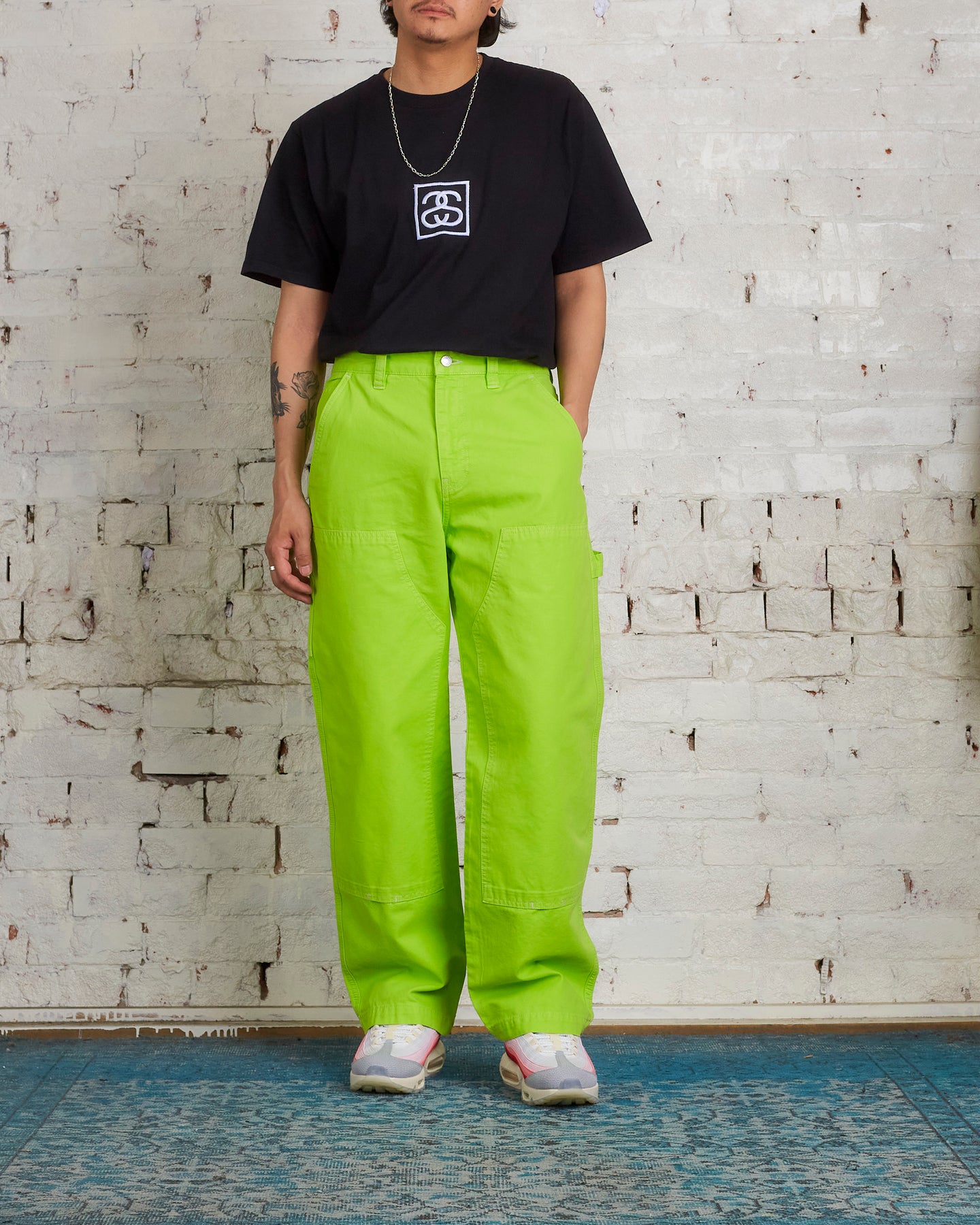 STUSSY DYED CANVAS WORK PANT-eastgate.mk