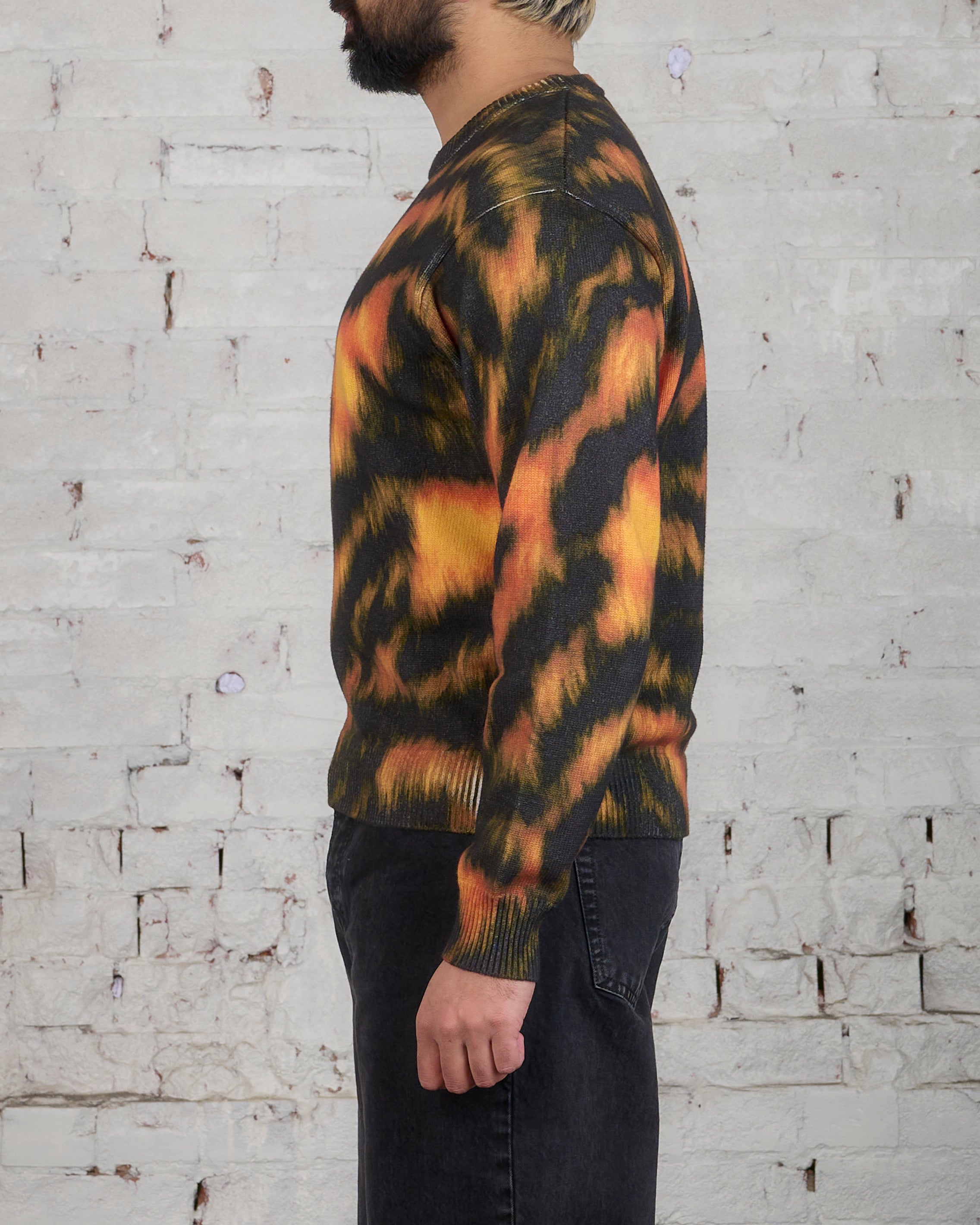 Stussy Printed Fur Sweater Tiger