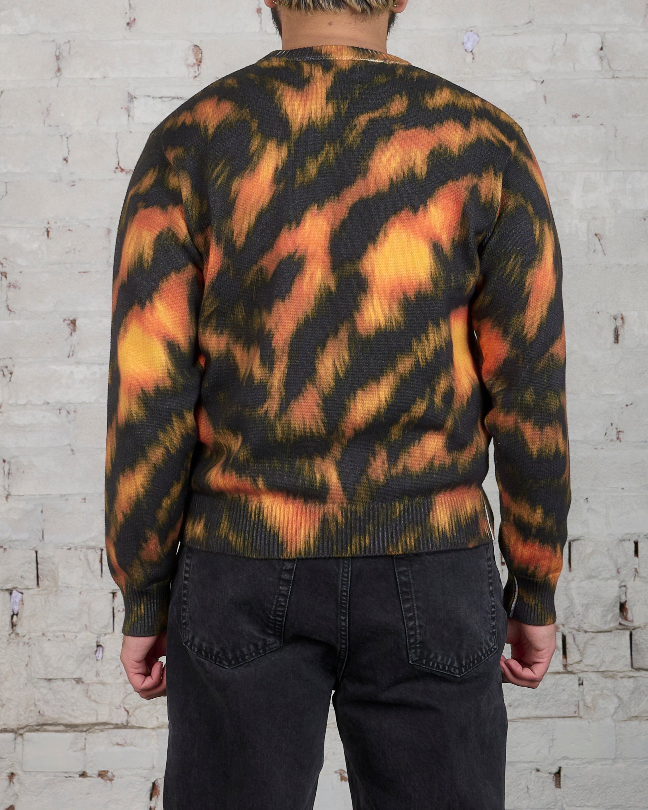 Stussy Printed Fur Sweater Tiger