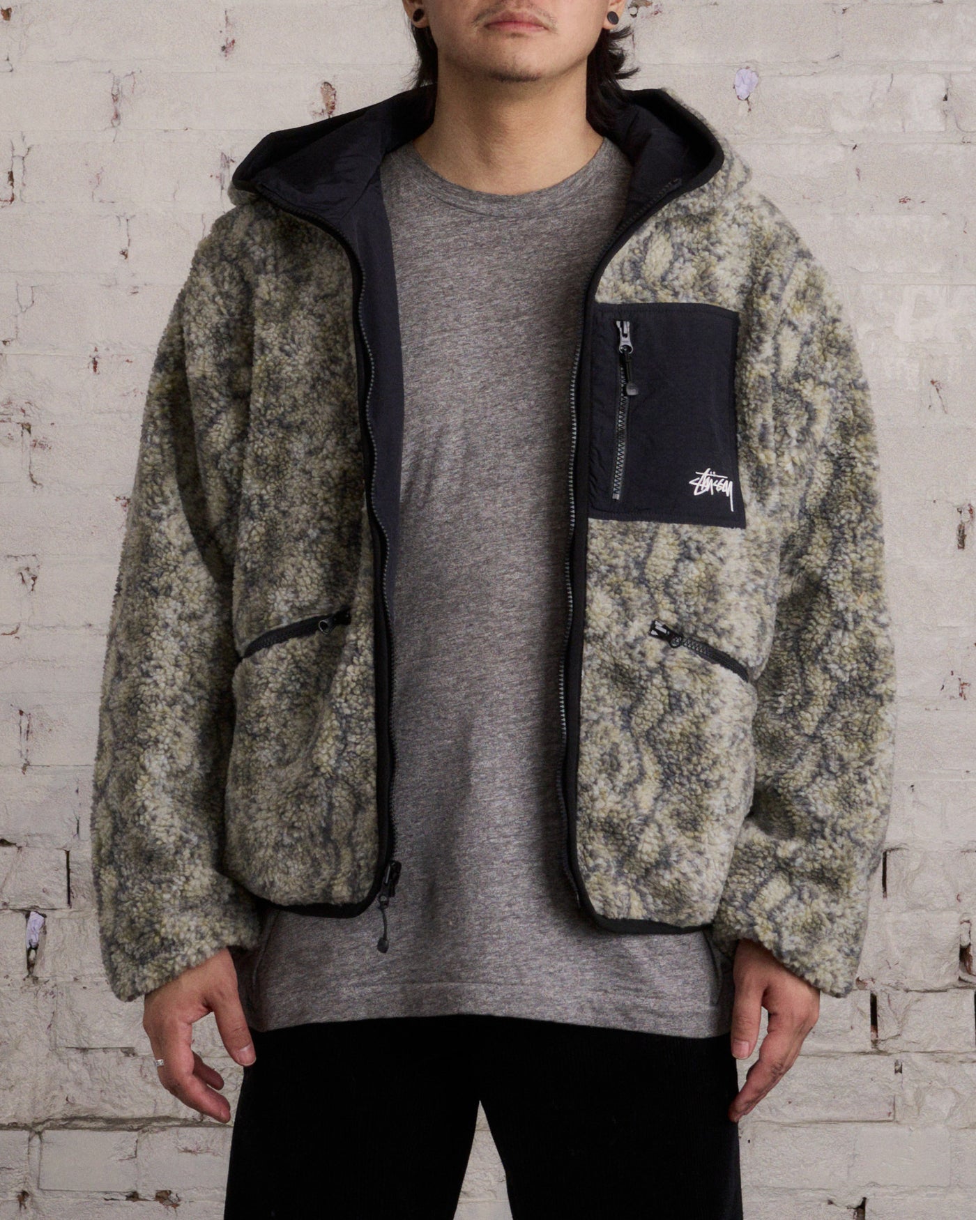 最大76％オフ！最大76％オフ！STUSSY Lima Jacquard Sherpa Jacket