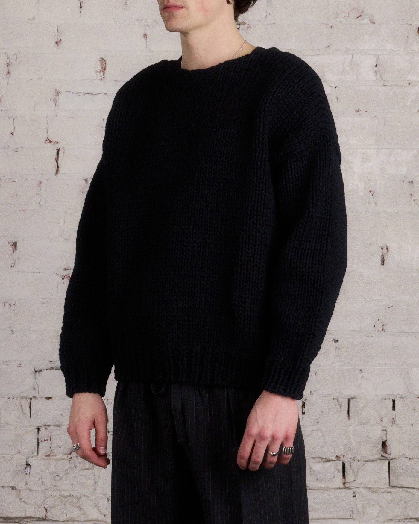 SALE／84%OFF】 UNUSED アンユーズドDamaged boatneck sweater tdh