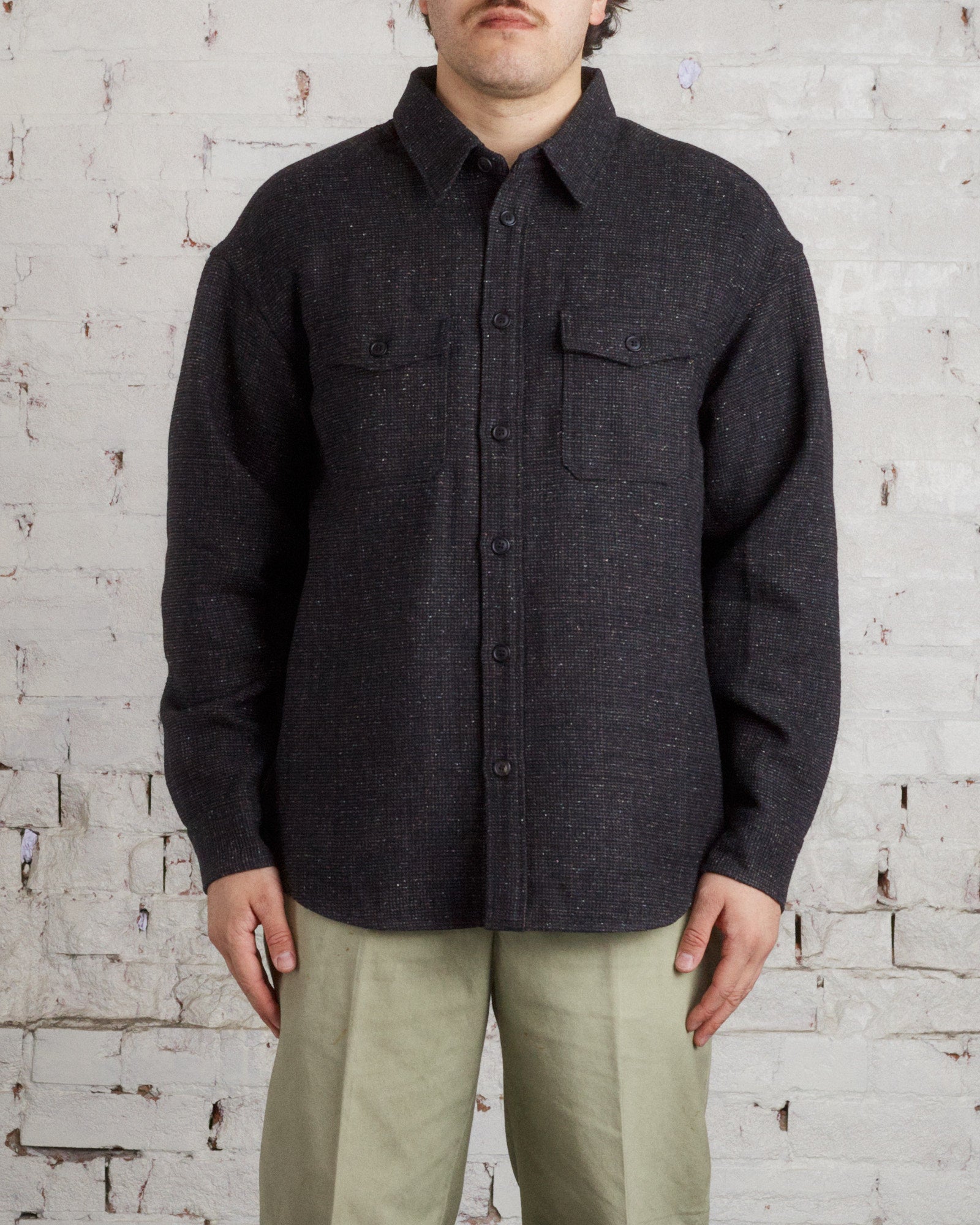 VISVIM LUMBER L/S TWEED SHIRTennoy