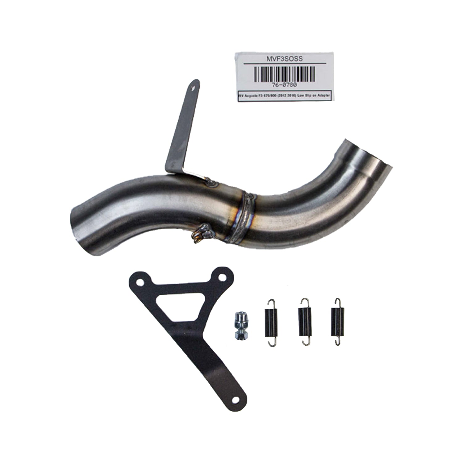 76-0780 2012-17 MV Augusta F3 Slipon Adapter (12225)-Hindle