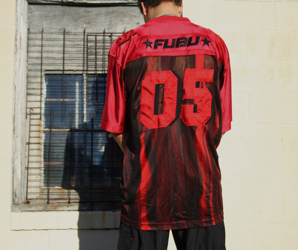 red fubu jersey