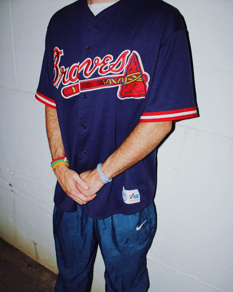 old school atlanta braves shirt