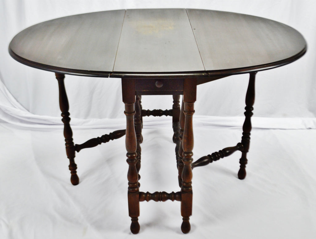 Antique Elite Furniture Company Mahogany Gateleg Table Birchard
