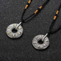 Feng Shui Symbols - Tibetan Mani Mantra Necklace