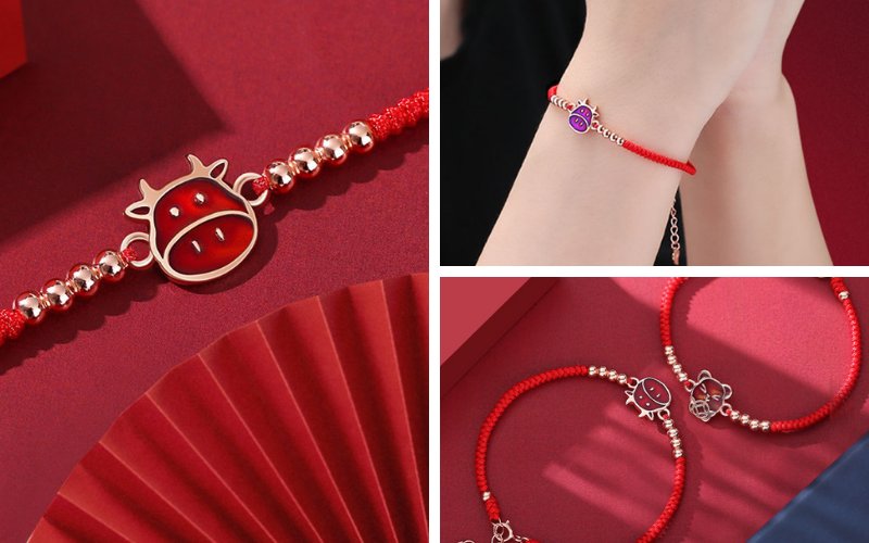 red string bracelet