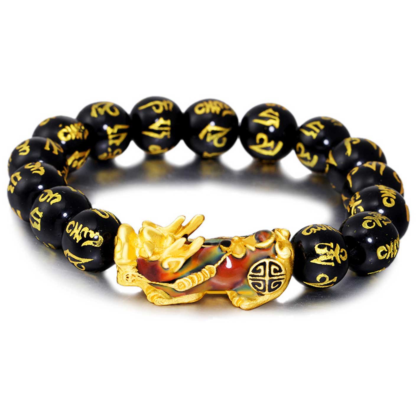 black mantra piyao bracelet meaning