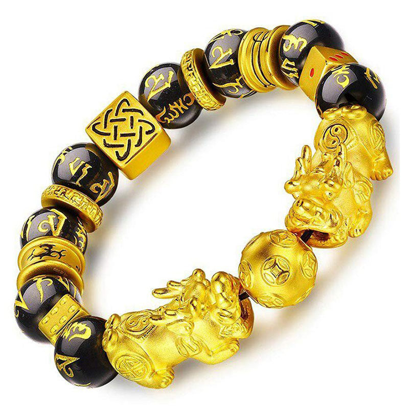 pixiu bracelet gold