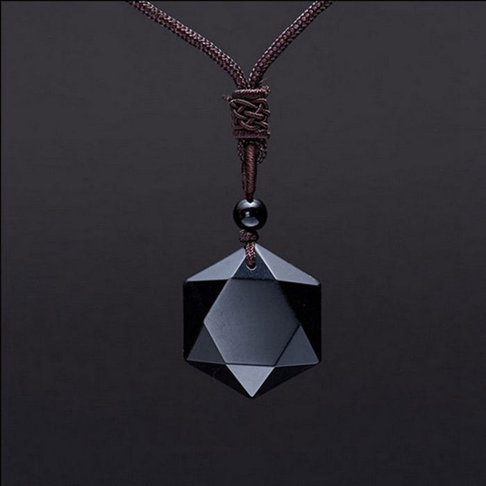 phoenix obsidian necklace