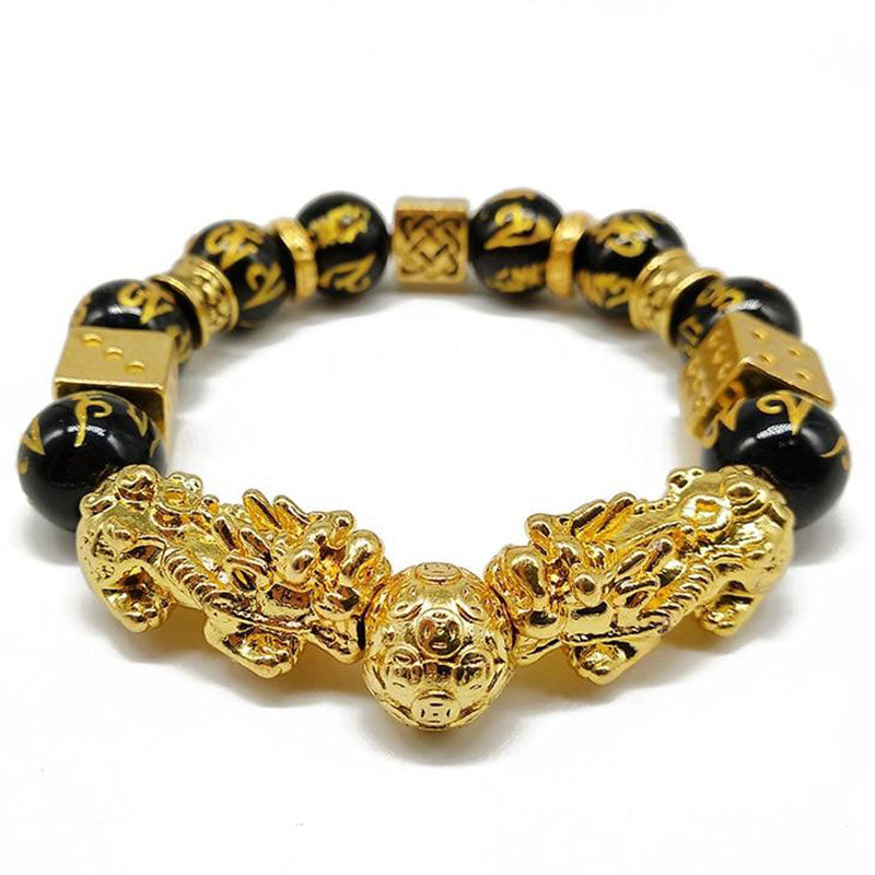 pixiu gold bracelet