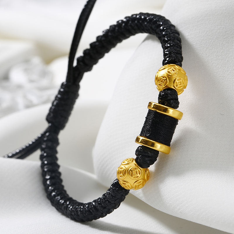 Chinese Coin Wealth and Protection Bracelet