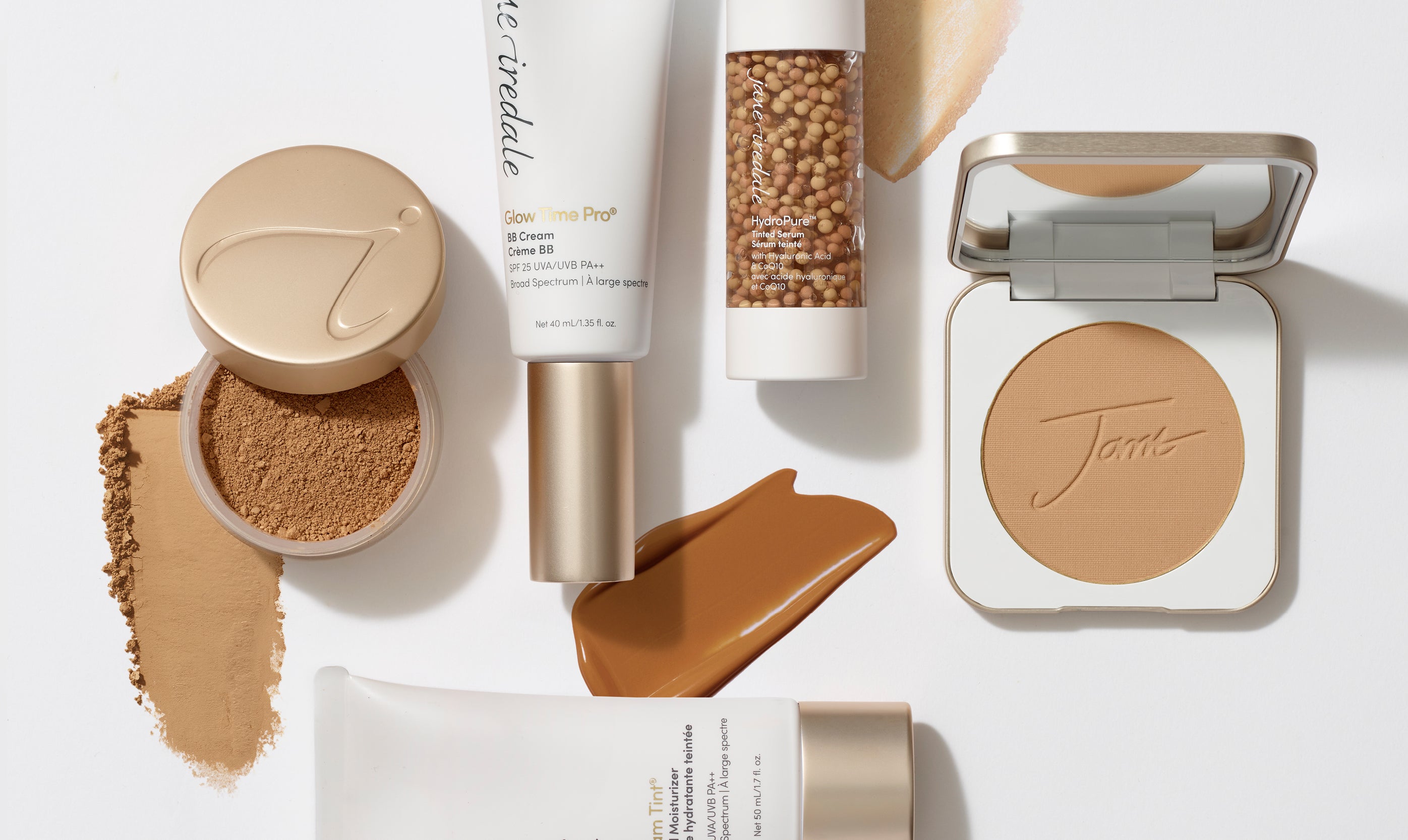 jane iredale mineral foundation collection - find your formula and shade