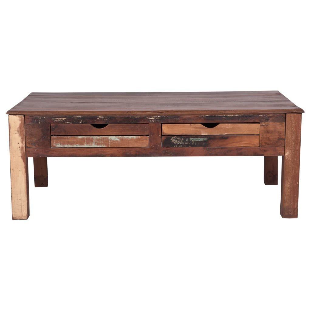 Maadze Rustic Coffee Table with storage