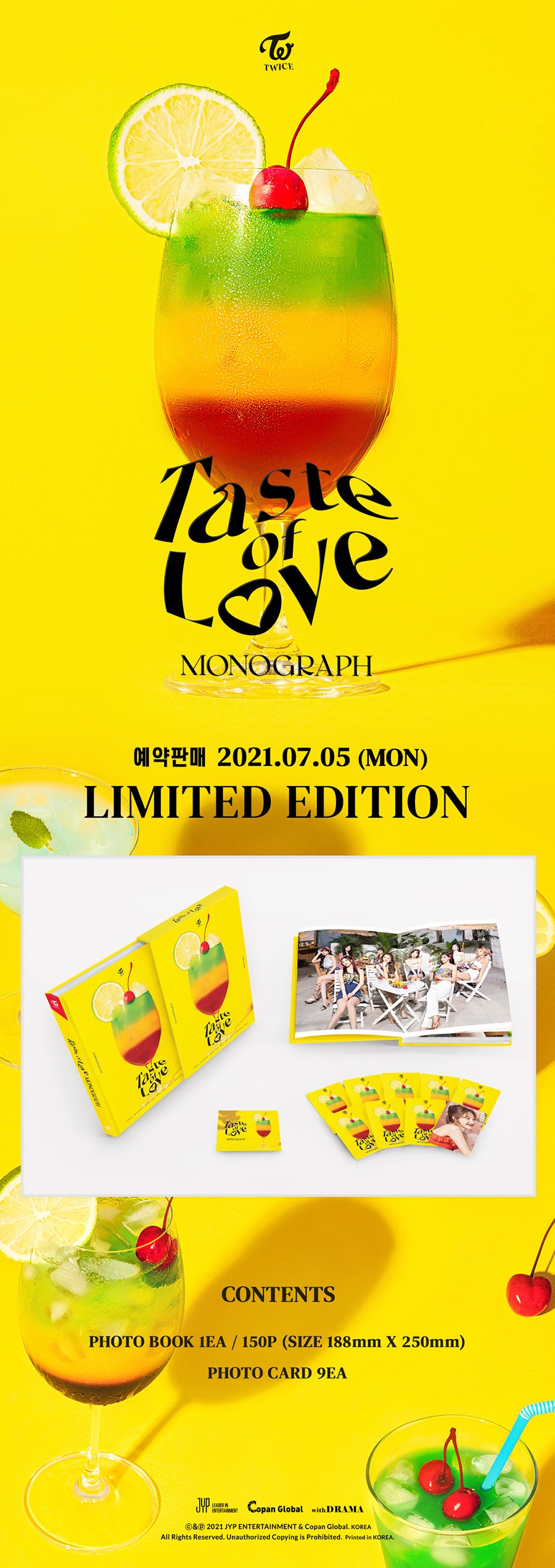 Twice Monograph Taste Of Love Limited Edition Subk Shop