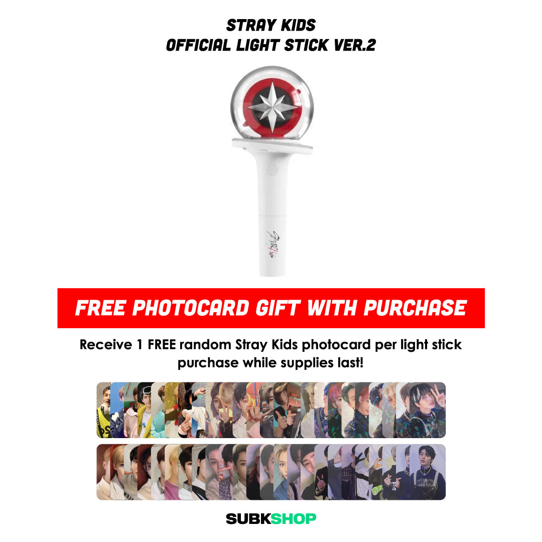 💖 STRAY KIDS 💖 [ OFFICIAL LIGHT STICK VER.2 ] ✨ Stray Kids official light  stick ver.2 is finally here! Thank you to all those who…