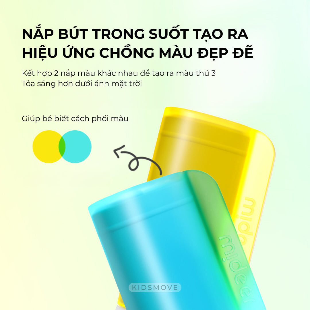 Bút dạ tô màu 2 đầu Mideer