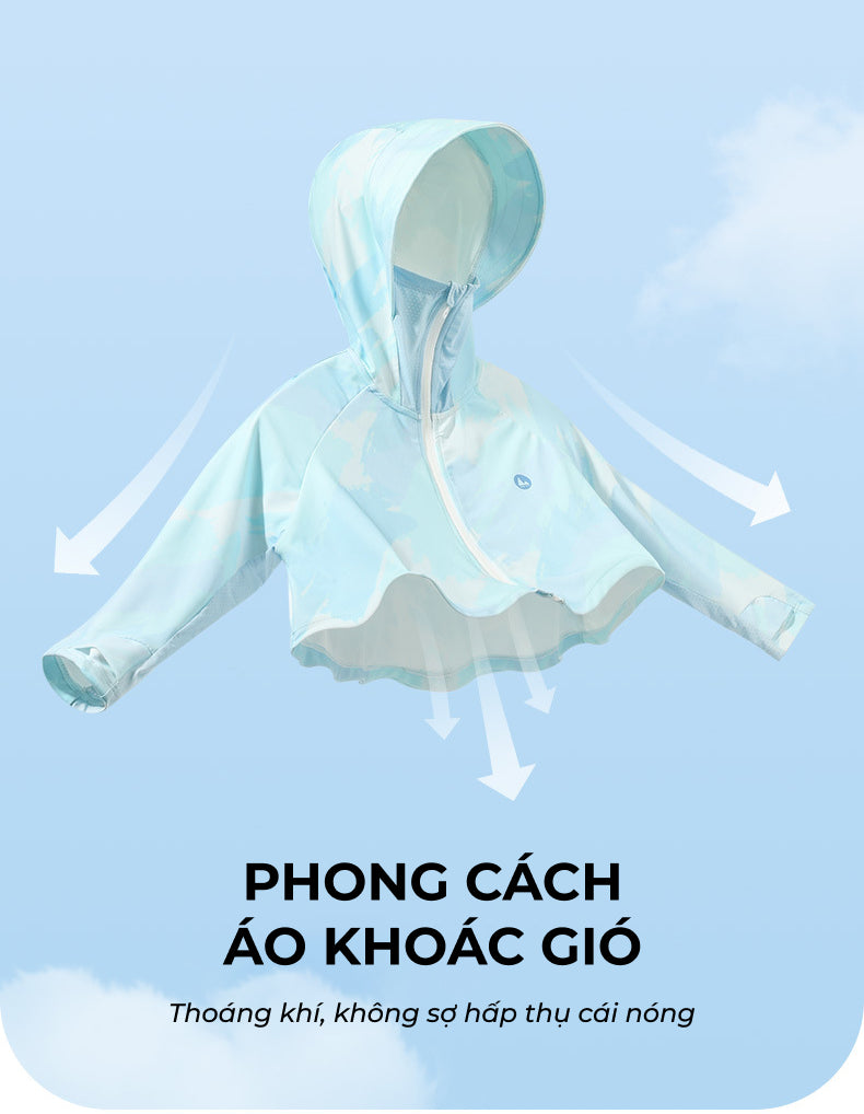 Áo chống nắng cho bé shukiku