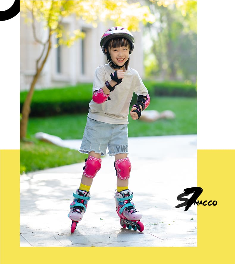 Giày trượt Patin trẻ em Macco Swiss S7 cho bé trai và bé gái 4-5-8-10 tuổi
