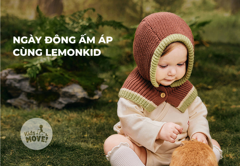 Mũ len cho bé Lemonkid