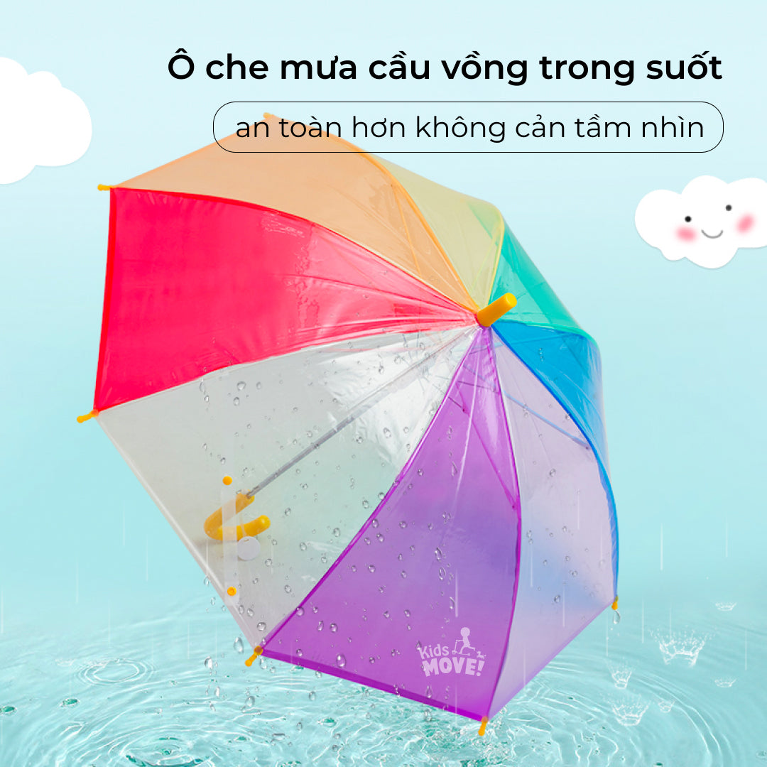 Ô che mưa trong suốt cầu vồng Shukiku